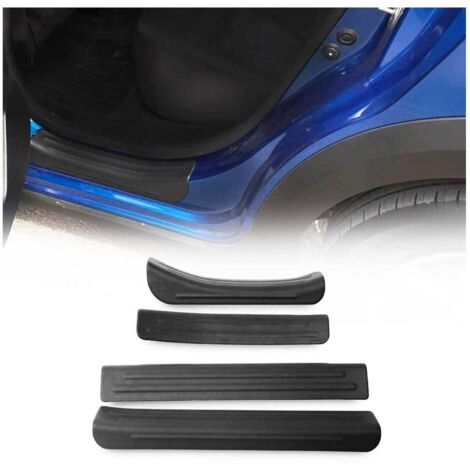 OMAC Couverture de Seuil de Porte - Compatible avec Dacia Duster I II 2010-2024 - Protection Seuil de Porte - Plinthe - Plaque de Pas de portière décorative - Garniture de Seuil de Porte 4 Pcs (1/5)