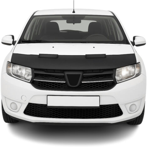 Protège Capot compatible avec Dacia Sandero 2008 à 2012, Bra de Capot Protection, Noir (1/5)