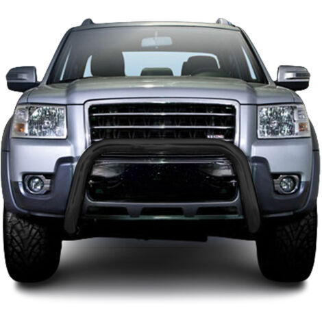 Pare-Buffle Avant Pour Ford Ranger 2007-2012 Acier Inoxy Noir