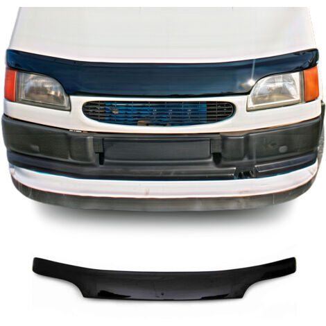 Deflecteurs d'air Capot de Voiture pour Ford Transit 1995-2000 Acrylique Noir (1/5)