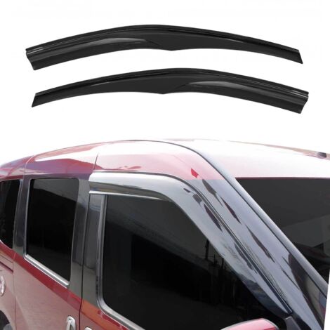 Déflecteurs De Vent Pluie d'air Compatible avec Ford Tourneo Courier 2014-2023 Acryl 2Pcs