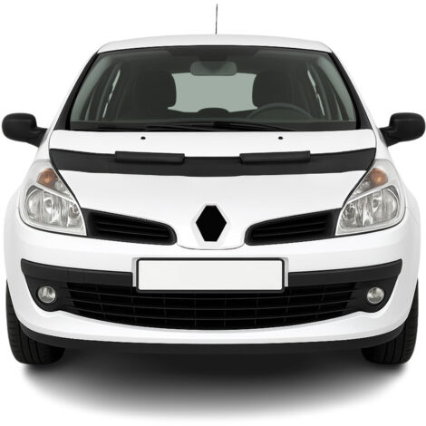 Protège Capot pour Renault Clio 2005-2012 Masque de voiture vinyle Noir (1/5)