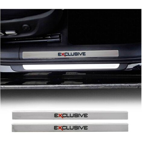 Protection Seuils de porte intérieur pour Audi A6 C7 2011-2018 inox chromé 2Pcs (1/5)