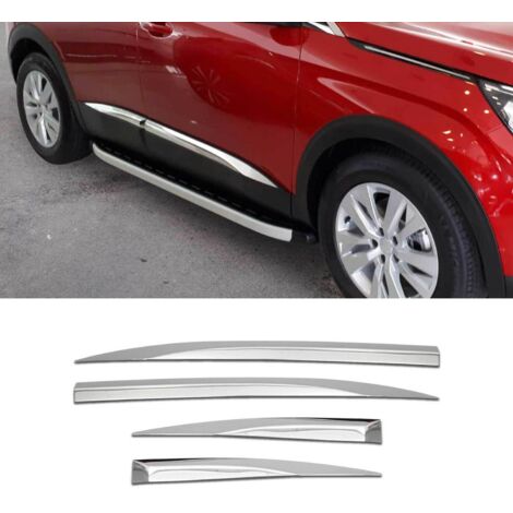 OMAC Garniture de Porte Latérale pour Peugeot 3008 Active P84 2016-2024 en INOX 4Pcs