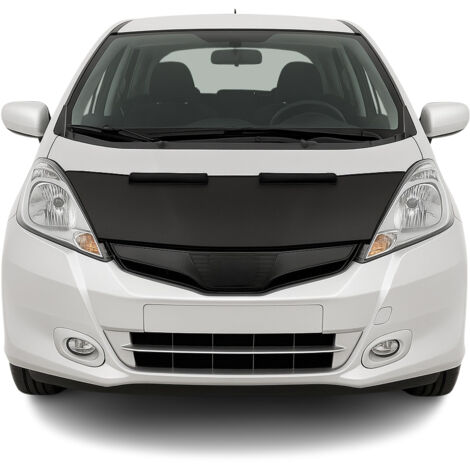Protège Capot compatible avec Honda Jazz 2009 à 2014, Bra de Capot Protection, Noir (1/5)