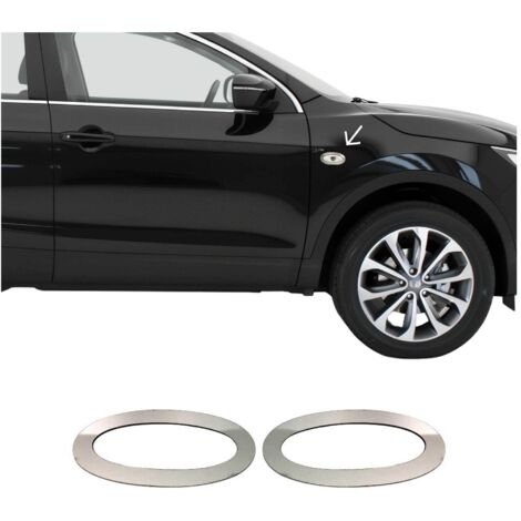 Cadre de Clignotant pour Nissan Qashqai 2007-2014 en acier inoxydable 2Pcs (1/5)