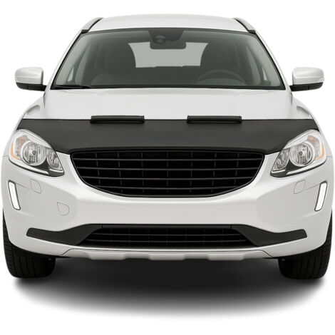 Protège Capot compatible avec Volvo XC60 2010 à 2017, Bra de Capot Protection, Noir (1/5)