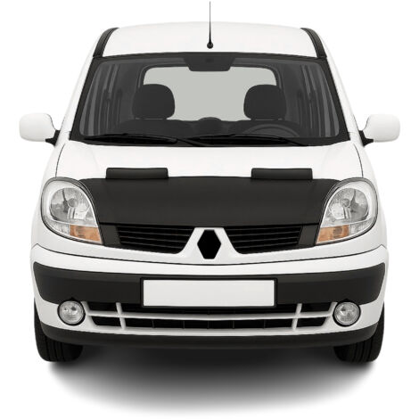 Protège Capot pour Renault Kangoo 2004 à 2007, Bra de Capot Protection, Noir (1/5)