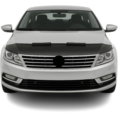 Protège Capot compatible avec VW CC 2012 à 2017, Bra de Capot Protection, Noir (1/5)