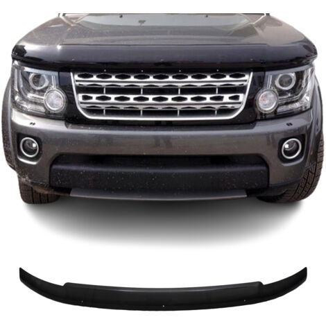 Deflecteurs d'air capot de voiture Protection pour Land Rover Discovery 2009-2017 Acrylique foncé Noir (1/5)