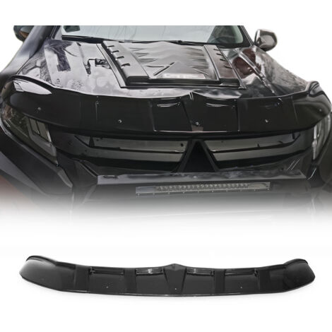 Deflecteurs d'air Capot de Voiture pour Mitsubishi L200 FL Noir modèle en ABS 1x