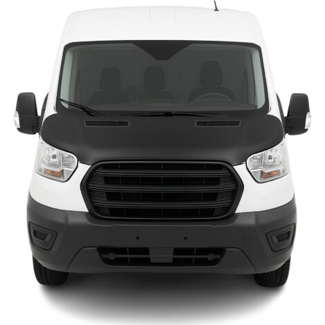 Protège Capot pour Ford Transit 2015-2026 Masque de voiture vinyle Noir complète (1/4)