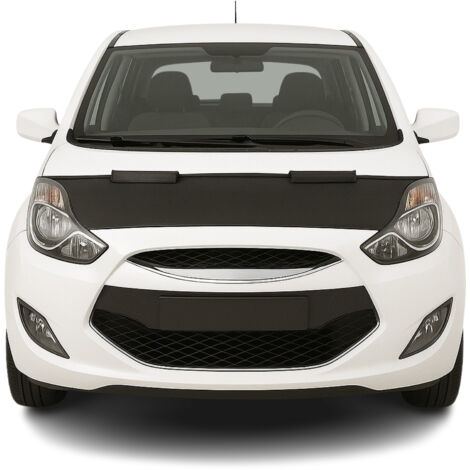 Protège Capot compatible avec Hyundai ix20 2010 à 2015, Bra de Capot Protection, Noir (1/5)