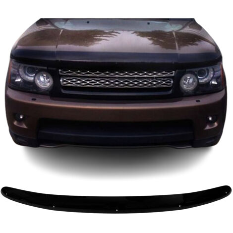 Deflecteurs d'air capot de voiture Protection pour Land Rover Range Rover Sport 2009-2013 Acrylique foncé Noir