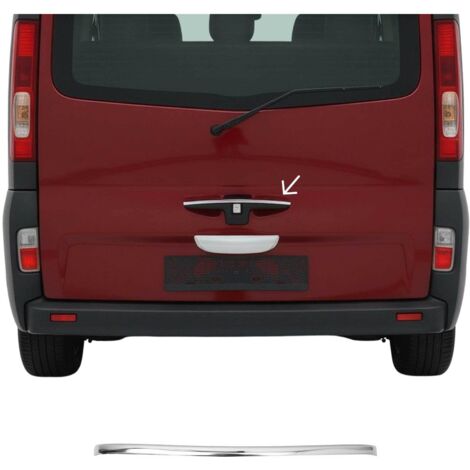 Garniture supérieure de Coffre pour Renault Trafic II 2001-2014 acier inox (1/5)