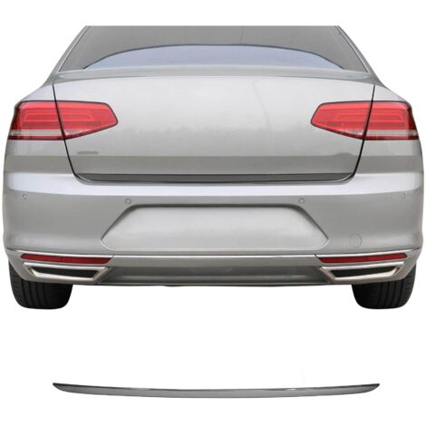 Garniture de Hayon Coffre pour VW Passat B8 2015-2021 Berline acier inox foncé (1/5)