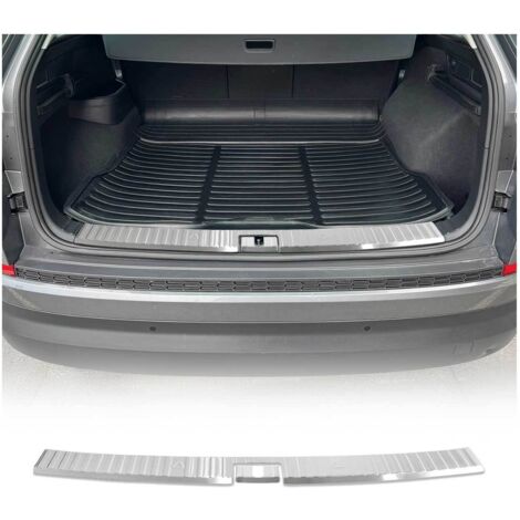 OMAC Protection de seuil de Coffre pour Škoda Kodiaq 2016-2024 en Acier Argent 2 pcs (1/5)