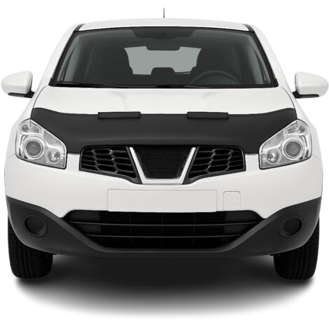 OMAC Protège Capot compatible avec Nissan Qashqai J10 2007-2014 Masque de voiture vinyle Noir (1/5)