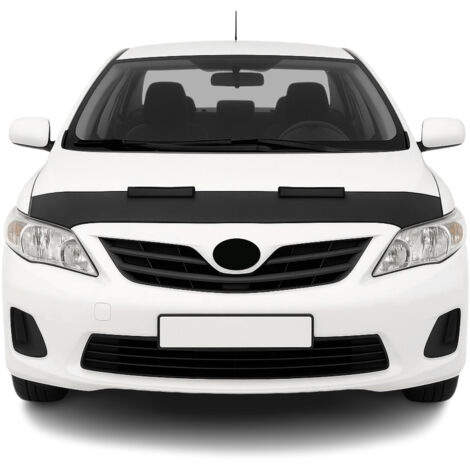 Protège Capot pour Toyota Corolla Berline 2007-13 Masque de voiture vinyle Noir (1/5)