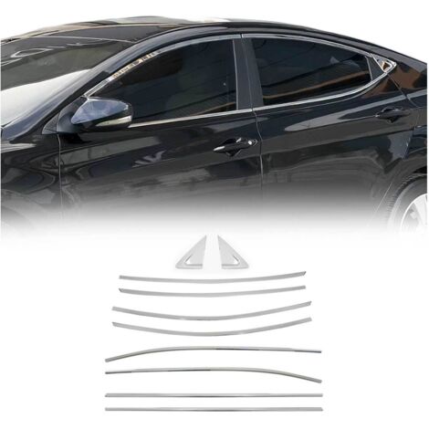 OMAC Garniture de Fenêtre Compatible avec Hyundai Elantra Berline 2011-2016 Acier Inoxy 10Pcs (1/5)