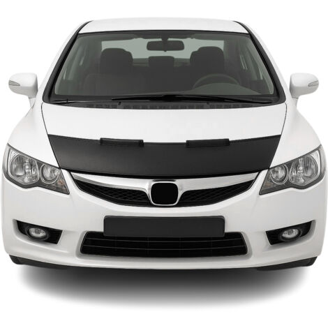 Protège Capot pour Honda Civic 2006 à 2012, Bra de Capot Protection, Noir (1/5)