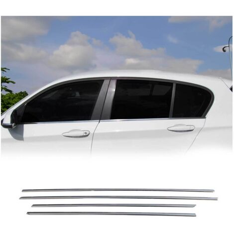 Garniture de fenêtre pour BMW Série 1 F20 5 portes 2011-2019 Acier Inox 4Pcs
