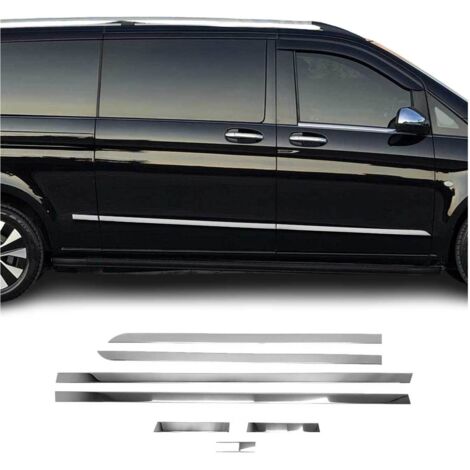 Garniture Baguette de porte latérale pour Mercedes Vito W447 double porte-L3