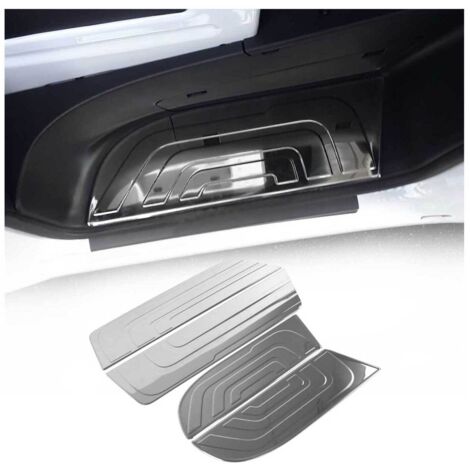 OMAC Couverture de Seuil de Porte pour Mercedes Sprinter 2018-2026 INOX chromé 4 Pcs (1/5)
