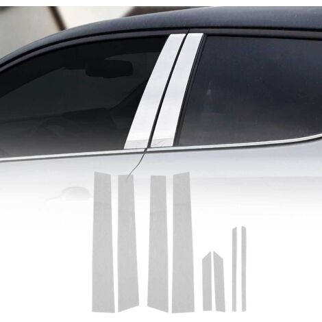 Couverture Garniture de pilier B pour Hyundai i10 2020-2026 en acier inox 8Pcs (1/5)