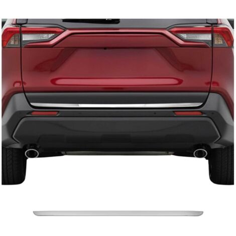 OMAC Garniture de Hayon Coffre pour Toyota Rav 4 V 2019-2025 Acier INOX