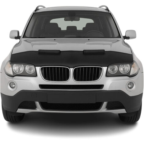 Protège capot Masque Compatible avec BMW X3 E83 2003-2010 vinyle Noir (1/5)