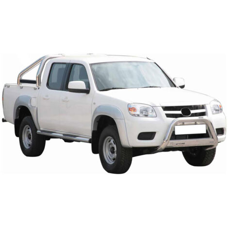Pare-buffle Avant pour Mazda BT-50 2009-2012 63 mm en Acier Gris