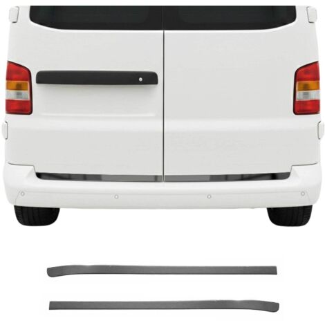 Garniture de Hayon Coffre pour VW T5 2003-2015 acier inox foncé 2 Pcs (1/5)