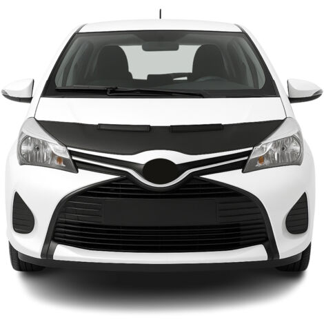 Protège Capot Compatible avec Toyota Yaris 2011 à 2019, Bra de Capot Protection, Noir (1/5)