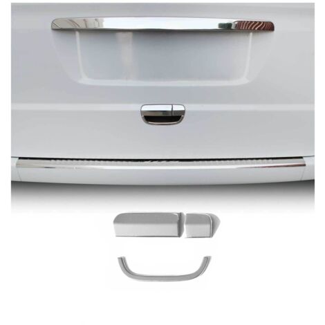 Couverture de poignée de Porte Hayon pour Mercedes Viano 2003-2014 en Acier 3 Pièces (1/5)