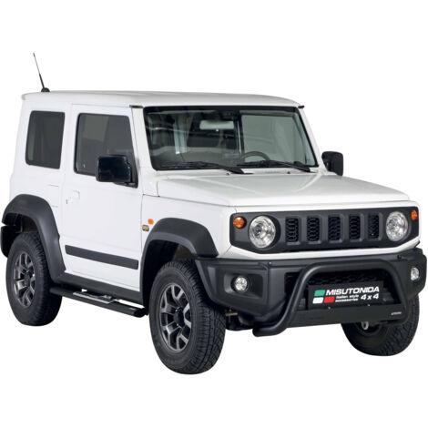 Pare-buffle Avant pour Suzuki Jimny 2018-2026 63 mm en Acier Noir