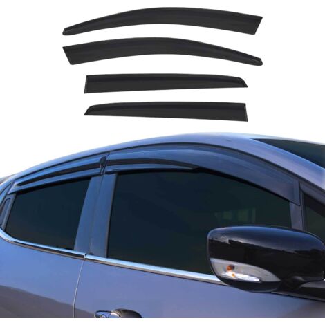 Déflecteurs de Vent Pluie d'air Compatible avec Peugeot 307 2001-2008 HB Acrylique Noir
