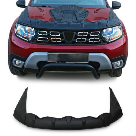 Deflecteurs d'air Capot de Voiture pour Dacia Duster 2018-2024 en ABS Noir 3 Pcs (1/4)
