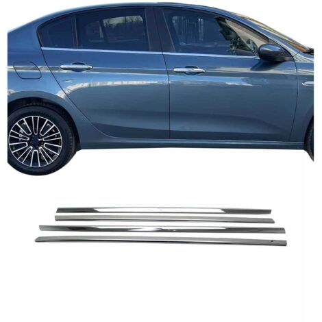 Garniture de Fenêtre pour Fiat Tipo 2015-2026 Berline Acier Inox 4Pcs (1/5)