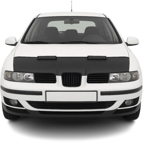 Protège Capot compatible avec Seat Toledo 1998 à 2004, Bra de Capot Protection, Noir (1/5)