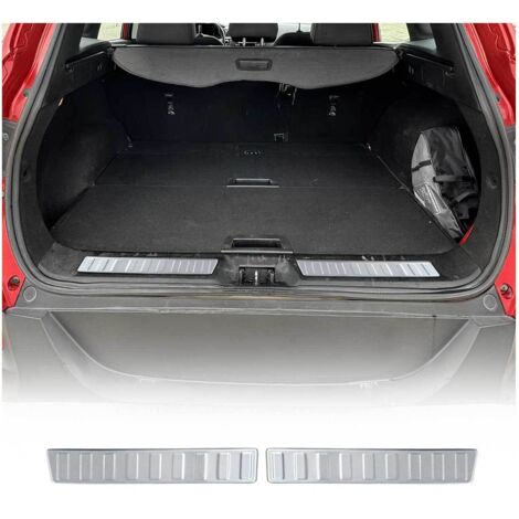 Protection Seuil de Coffre Compatible avec Renault Kadjar 2015-2022 Acier Brossé 2Pcs (1/5)