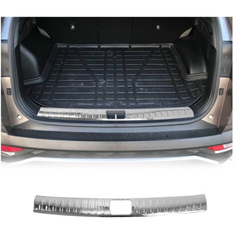 Protection Seuil de Coffre Compatible avec Hyundai Tucson 2015-2018 Acier Brillant (1/5)