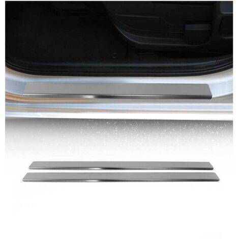 OMAC Barres de seuil Compatible avec Toyota Corolla Berline 2013-2019 en acier inoxydable chromé (1/5)