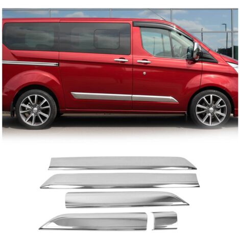 Chrome Barres lateraux en Acier pour Transit 5 Custom 2013-2020