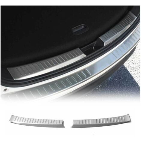 OMAC Protection Seuil de Coffre Compatible avec Mazda CX-5 2012-2017 Acier Brillant 2Pcs