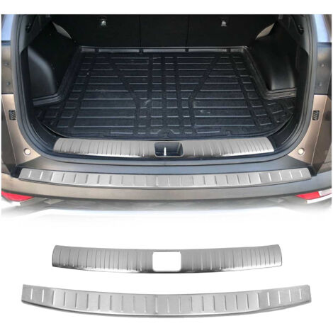 OMAC Kit Protection de Pare-Chocs arrière Compatible avec Hyundai Tucson mk3 2015-2018 Pre-FL Brossé inox 2Pcs (1/5)