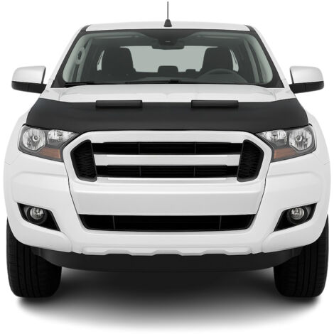 OMAC Protège Capot Compatible avec Ford Ranger 2015-2021 Masque de Voiture Vinyle Noir (1/5)