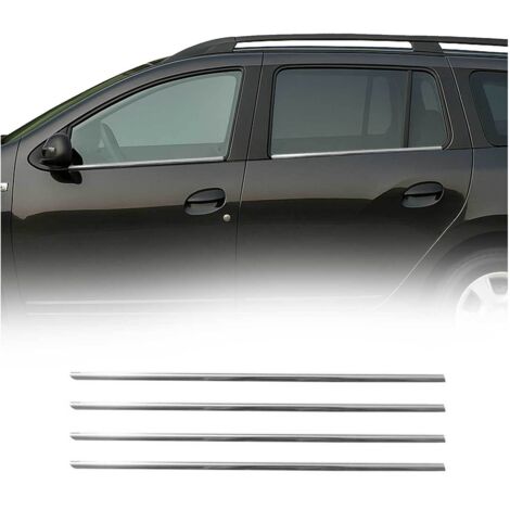 Garniture de Fenêtre pour Dacia Logan Break 2013-2020 Acier Inox 4Pcs