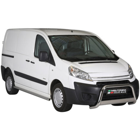 Pare-buffle Avant pour Citroen Jumpy 2006-2015 63 mm en Acier Gris