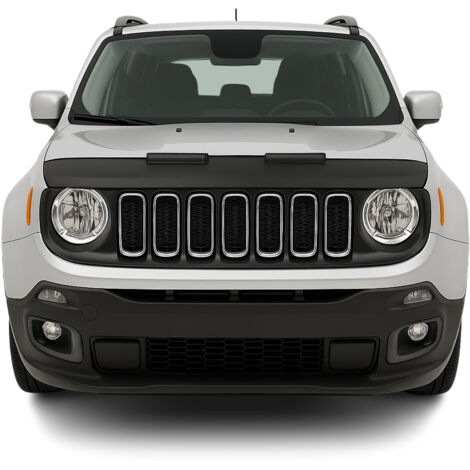 Protège Capot Compatible avec Jeep Renegade 2014-2024 Masque De Voiture Vinyle Noir